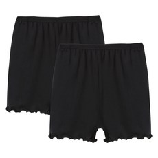 Kozney 女童荷葉邊安全褲 2件組