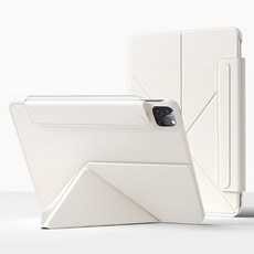 tablese 邊角保護對開式翻蓋保護殼 MW-71, 1個, 奶油色