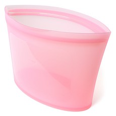 실리가든 실리콘 지퍼백 중형 1000ml, 레드, 1개