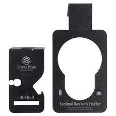 Breeze Moon 露營桌 IGT 丙烷瓦斯架, 黑色, 1個, 一層