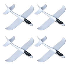 Modian DIY 手作滑翔機 迴力鏢飛機 白色 48cm, 4個