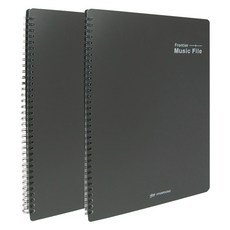 玄風 Frontier 樂譜夾 A4 30p, 黑色, 2個