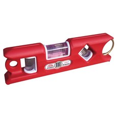 LEVEL KOD 迷你磁性水平儀 紅色 160mm PA3-R, 1個