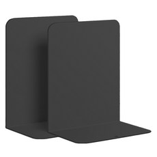 DONGA-PMS L자형 금속 북엔드 2p, 블랙