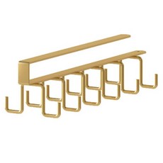 B2WIN 廚房杯架 寬2.5cm, 金色, 1個