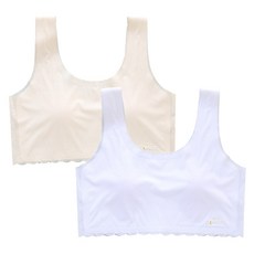 Juniday 第二階段無痕波浪學生內衣2件組