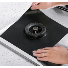 防油汙瓦斯爐爐口蓋 黑色, 2個