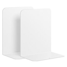 DONGA-PMS L자형 금속 북엔드 2p, 화이트