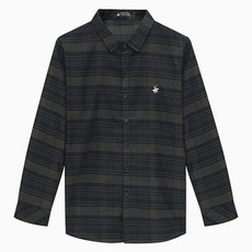 BEVERLY HILLS POLO CLUB 比佛利保羅 男士嫘縈標準版型格紋襯衫