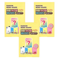 Miffy 壓克力留言板 隨機出貨 3入, 3個, 隨機