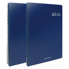玄風 Frontier 樂譜夾 A4 30p, 藍色, 2個