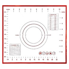 小矽膠揉麵墊 食品級矽膠 玻璃纖維 耐熱溫度-40~220°C, 1個
