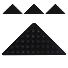 ALLSTAR INNOVATIONS 地毯防滑貼片 4入, 黑色, 1個