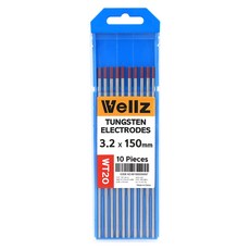 Wellz 鎢棒 3.2 x 150 mm 10入, WT20-釷, 1個