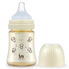 토비앤몰리 유아용 PPSU 토비 싱글 젖병, 바닐라, 180ml, 1개