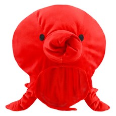 高級派對紅色章魚帽, 1個, 混合顏色