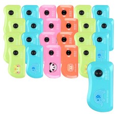 버튼을 누르면 나오는 원터치 딸깍이 지우개, 랜덤발송, 24개