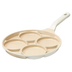 Modern House 電磁爐 New Blanc 陶瓷塗層4格雞蛋煎鍋, 27cm, 1個