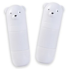 Laladu快遞刀運單橡皮擦 小熊, 2個, 混色