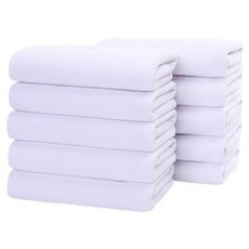 Celliving 無塵飯店毛巾 130g, 白色, 10個