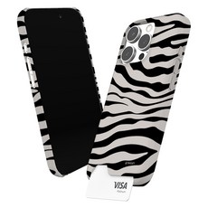 트라이코지 지브라 패턴 언더 카드 하드 휴대폰 케이스