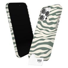 트라이코지 지브라 패턴 언더 카드 하드 휴대폰 케이스