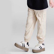 CITYCOMPANY 兒童工裝冰感束口褲 涼感褲