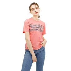 KimYoungJoo 女款裂紋圓領涼感PK高爾夫短袖T恤 K9MWSH1941