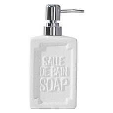 더자카 다용도 사각 세라믹 욕실 디스펜서 FREE, 화이트, 1개