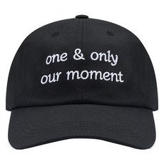 38COMEONCOMMON Our moment Ball Cap, Black, 1個