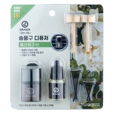 불스원 뉴 그라스 미니 송풍구 차량용 디퓨저 10ml 본품 + 10ml 리필, 플라워가든, 1세트