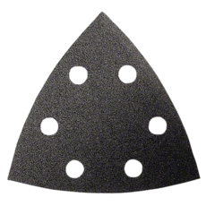 BOSCH 博世 台灣公司貨 黑色三角形自黏砂紙 G1200 2608605200 5片, 93 mm, 1包