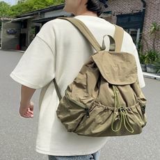 다비글로우 여성용 가벼운 여행용 나일론 백팩