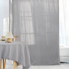 SCOHOme 韓國製30支純棉Happy布藝遮蔽簾, 快樂灰