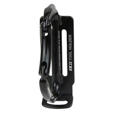 SK11 鋁製工具掛鉤 CL SATH-MBLACK, 黑色, 1個