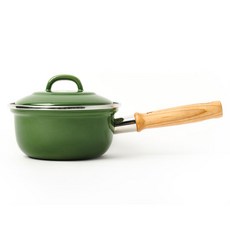 비케이쿡웨어 더치오븐 편수냄비, 16cm, 그린(BK6957), 1개