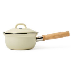 BK COOKWARE 電磁爐荷蘭鍋單柄鍋, 1個, 奶油色(BK6940), 16cm
