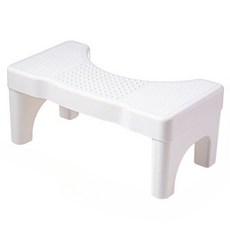 Depeuv實用馬桶腳踏板浴室腳踏板, 白色