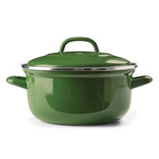 비케이쿡웨어 더치오븐 양수냄비, 그린(BK9136), 1개, 20cm