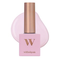 withshyan WITHSHYAN 專業凝膠指甲油, W40 芭蕾粉, 10g, 1個