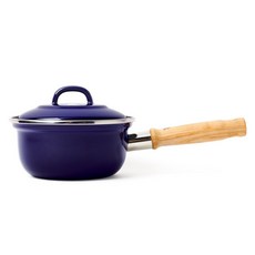 비케이쿡웨어 더치오븐 편수냄비, 16cm, 코발트블루, 1개