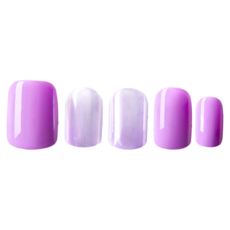 KISS NEW YORK 3秒速黏美甲貼片, Cool Purple, 1組