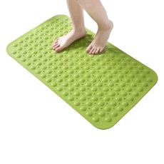 D.fave Active 浴室防滑墊 59 x 88 cm, 綠色, 1個