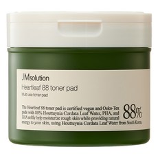 JMsolution 肌司研 魚腥草88爽膚棉片 190ml, 70入, 1個