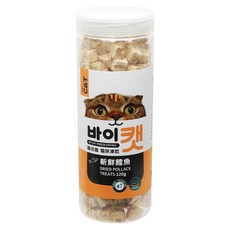 by CAT 喵洽普 貓咪凍乾零食 新鮮鱈魚, 120g, 無添加防腐劑, 1罐