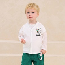 milkmile 兒童款 Peanuts 史努比快樂開襟衫