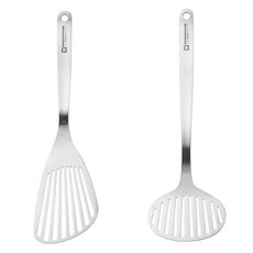 WAGENSTEIGER 퓨어스텐 304 鍋鏟2件組, 1套, 單一顏色, 斜口鍋鏟 + 寬版鍋鏟