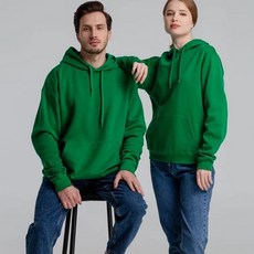 Elsso 男女通用 素色 基本 寬鬆版型 彩色 口袋 連帽T恤