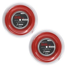 zons 瓊斯 HEPTABOLT 17 麻花網球線, 紅色, 2個