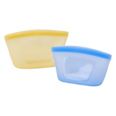 Modern House 可重複使用矽膠保鮮袋 700ml + 1000ml 套組